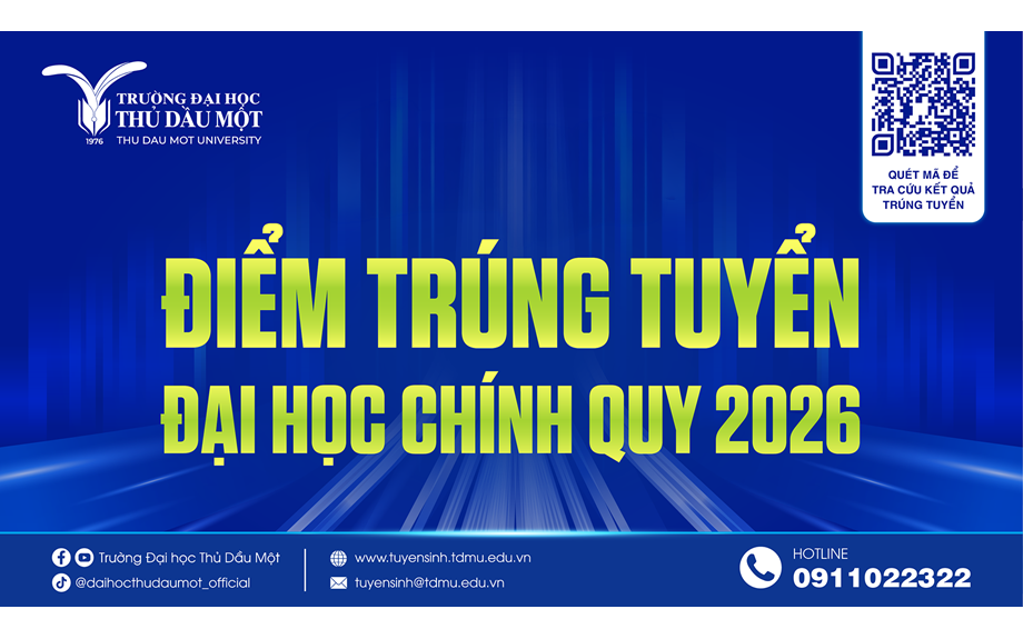 Công bố điểm chuẩn trúng tuyển hệ đại học chính quy năm 2026